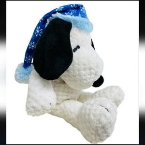 Peanuts Musical Light Up Snoopy Plush Plays Deck the Halls Jingle Bells 16"